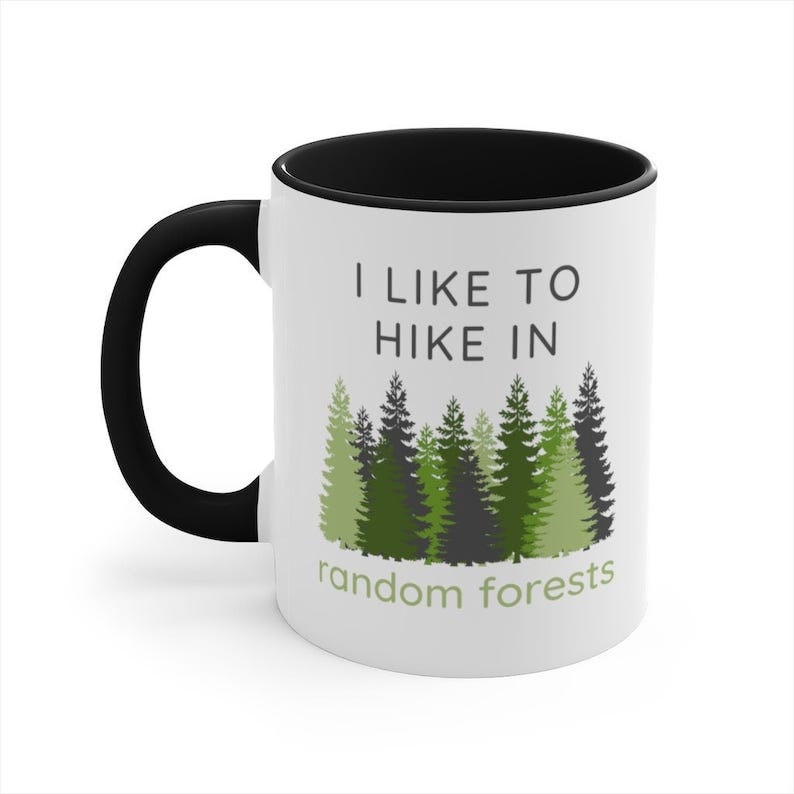 Hike in Random Forests  Funny Mug  Data Analyst Machine image 1