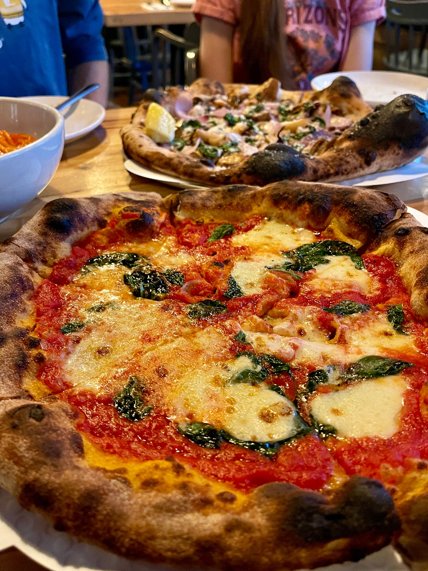 Margherita pizza