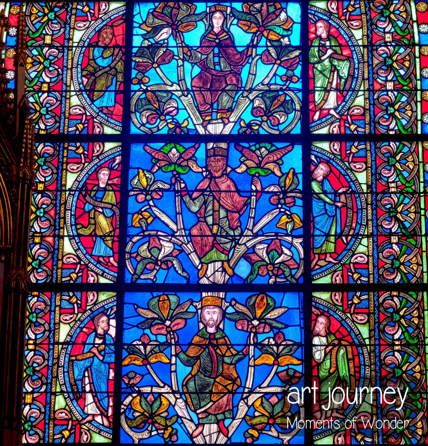 Tree of Jesse stained glass window Suger Saint Denis Tree of Jesse stained glass window Suger Saint Denis