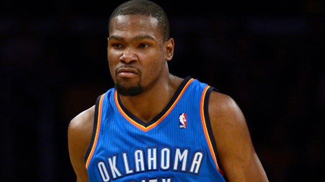 Kevin Durant Ties NBA Playoff Record with 26 Missed Shots 2016 images