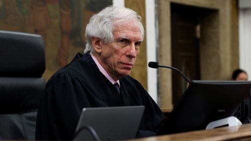 Judge Arthur Engoron attends the closing arguments in the Trump Organization civil fraud trial at New York State Supreme Court in the Manhattan borough of New York City, U.S., January 11, 2024.