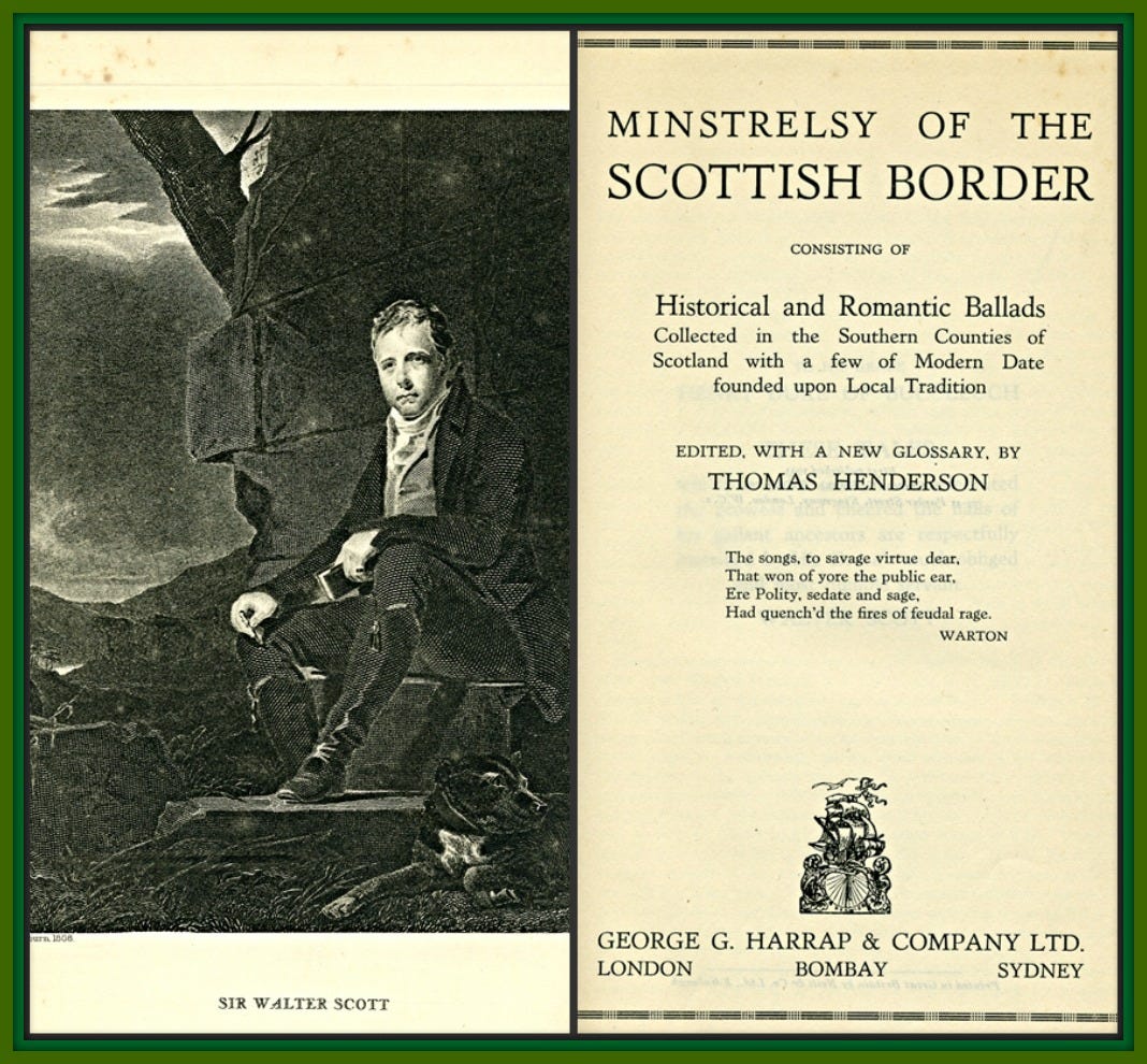 Walter Scott's Minstrelsy of the Scottish Border Rediscovered
