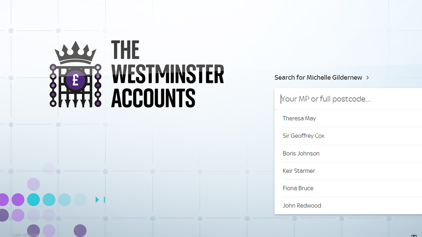 Westminster Accounts: How to explore the database for yourself | Politics  News | Sky News