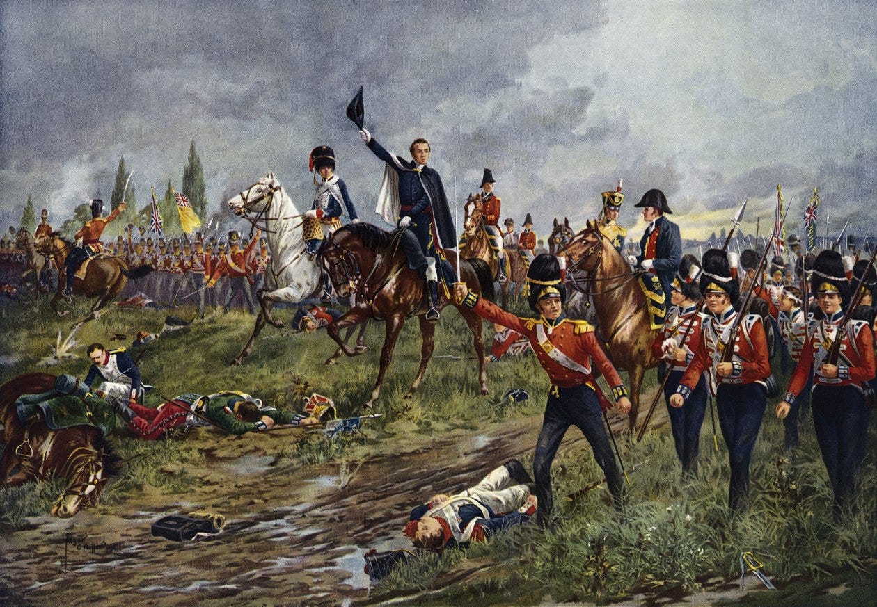 Tüm Hat İlerleyecek, Waterloo Savaşı by Edgar Alfred Holloway