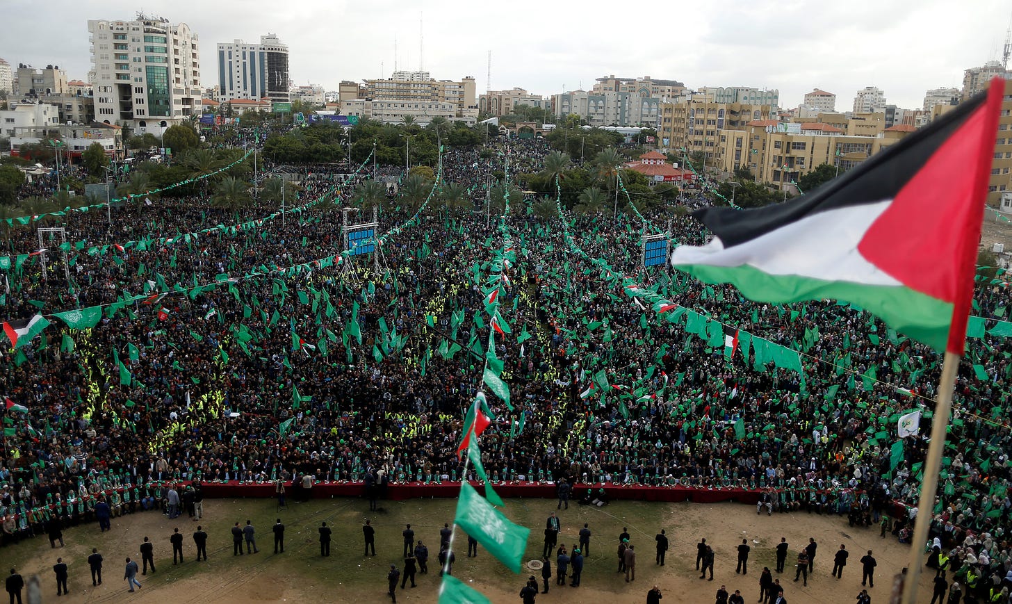 IN PICTURES: Gazans celebrate 30 years of Hamas - The Jerusalem Post