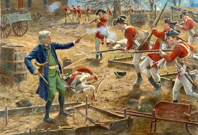 r/BattlePaintings - “Old Sam Whittemore,” by Don Troiani (Battle of Concorde, 1775). 