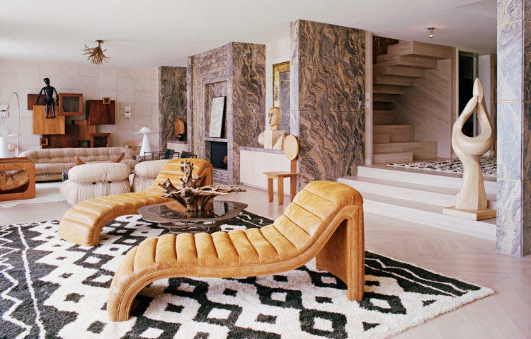 from Phaidon's By Design, the world's best contemporary interior designers: Kelly Wearstler: Malibu Residence, Malibu, California, USA, 2009. Picture credit: François Halard