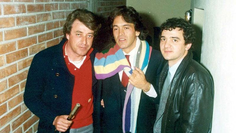 Da sinistra Mauro Tenerini, Riccardo Fogli e Fabrizio Landi
