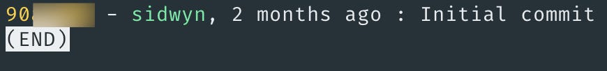 All commits that changed the occurrences of "next" that affected package.json