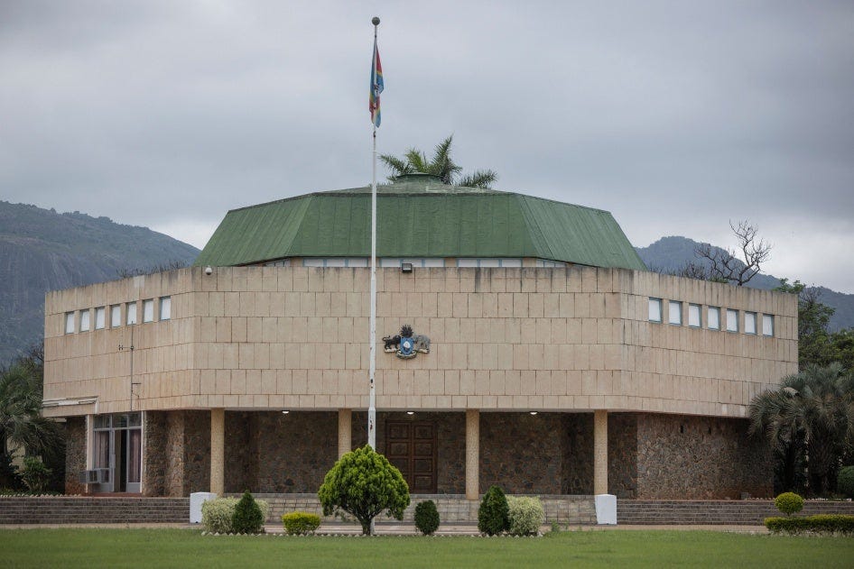 The Parliament of Eswatini in Lobamba, on October 29, 2021.