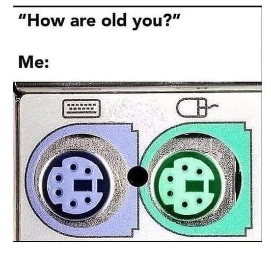 May be an image of text that says '"How are old you?" Me:'