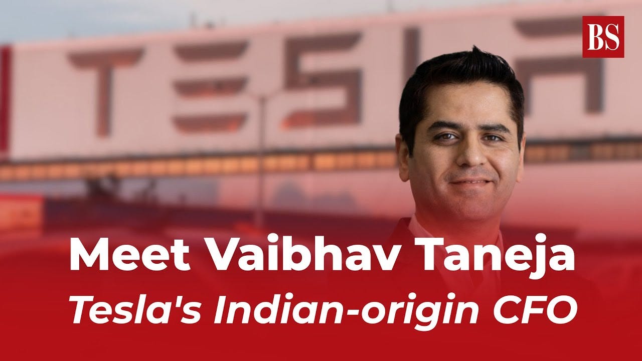 Meet Vaibhav Taneja, Tesla's Indian-origin CFO