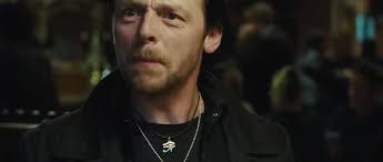 Screenshot of Simon Pegg as Gary King from the movie "The World's End"