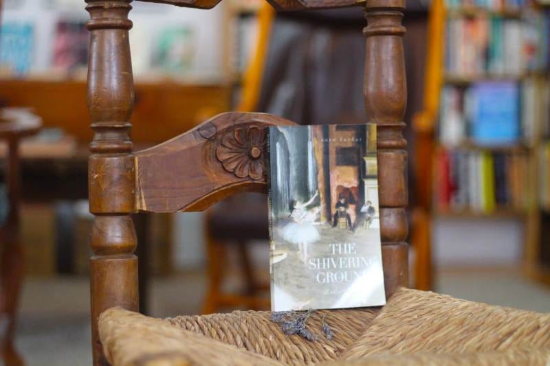 Hudson valley books for humanity-The Shivering Ground carved chair