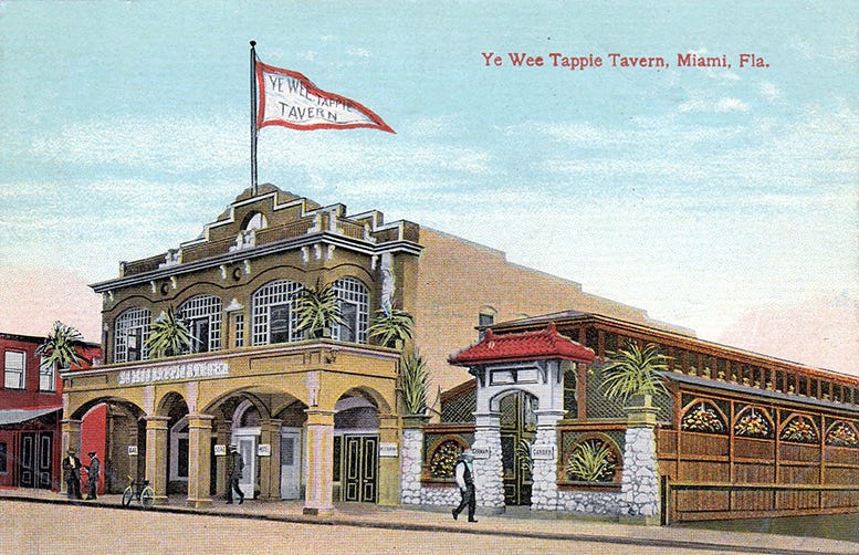 Cover: Post card of the Ye Wee Tappie Tavern