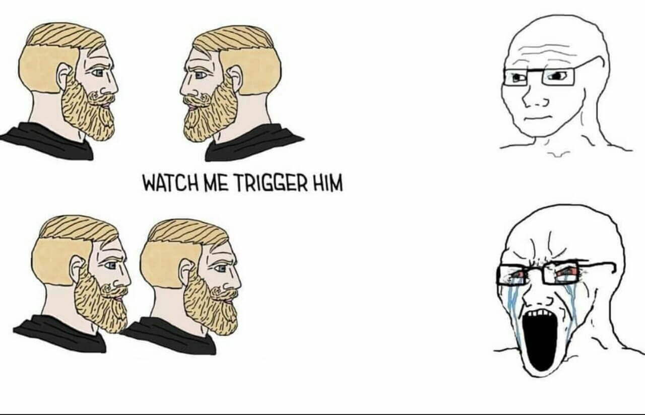 Watch me trigger him - Indian Meme Templates