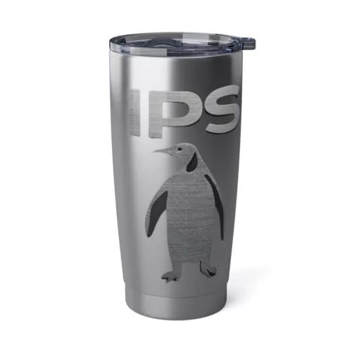 IPS Penguin Design, Vagabond 20oz Tumbler - Stainless Steel Travel Mug  - Picture 3 of 3