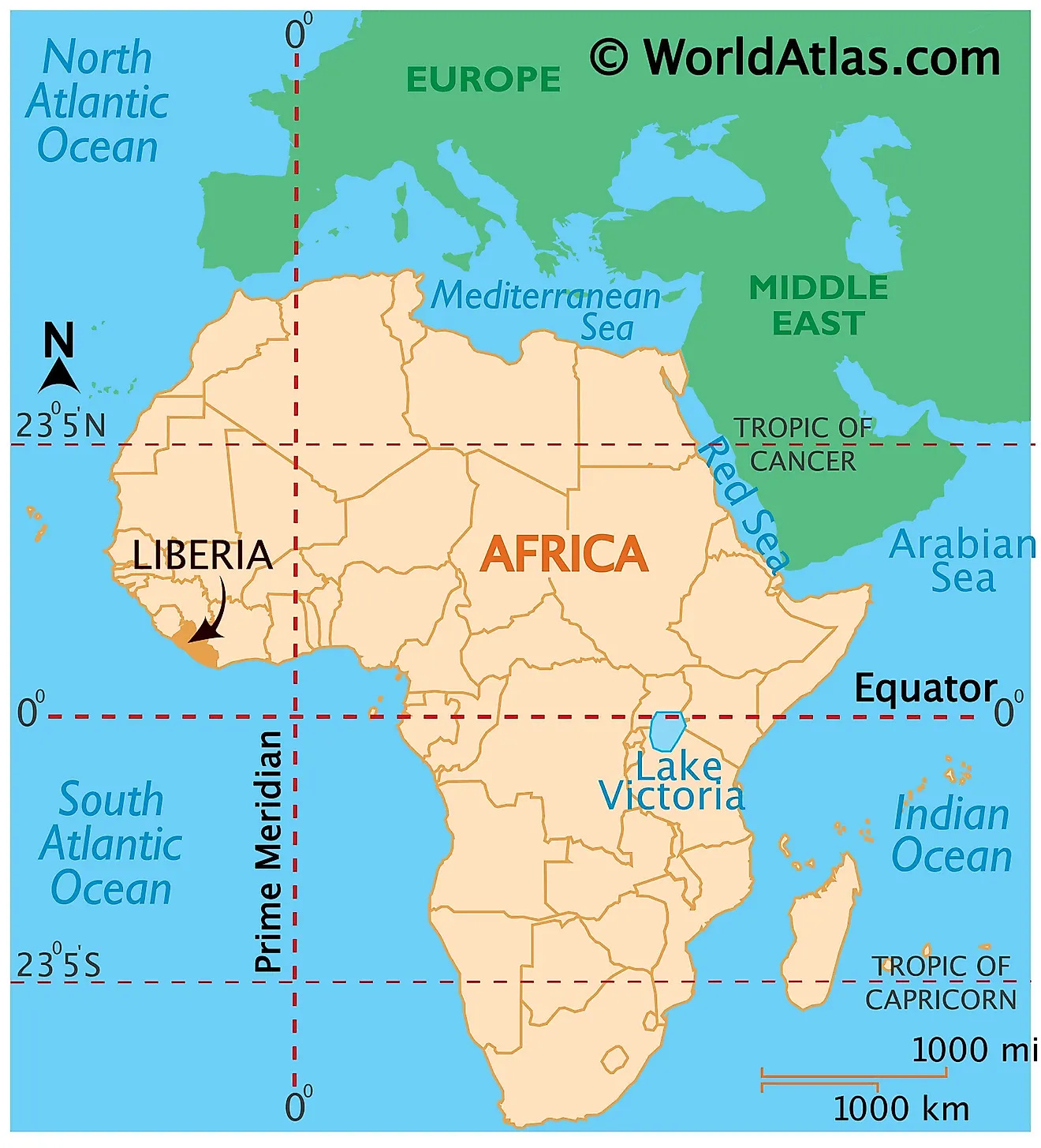 Liberia Maps & Facts - World Atlas