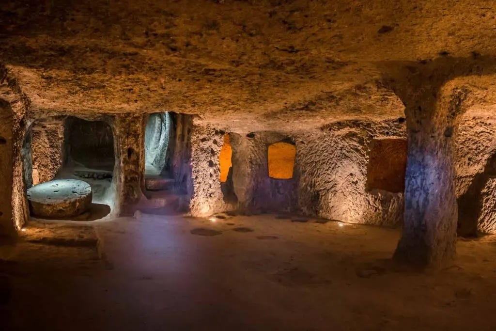 Deep Inside Derinkuyu Underground City