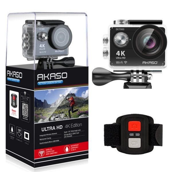 AKASO EK7000 4K WiFi Sports Action Camera 2019 hottest holiday gift photographers