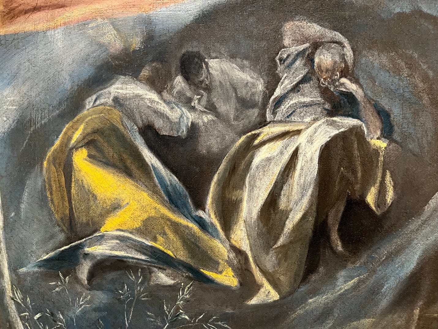 A painting of people in blankets

Description automatically generated with medium confidence