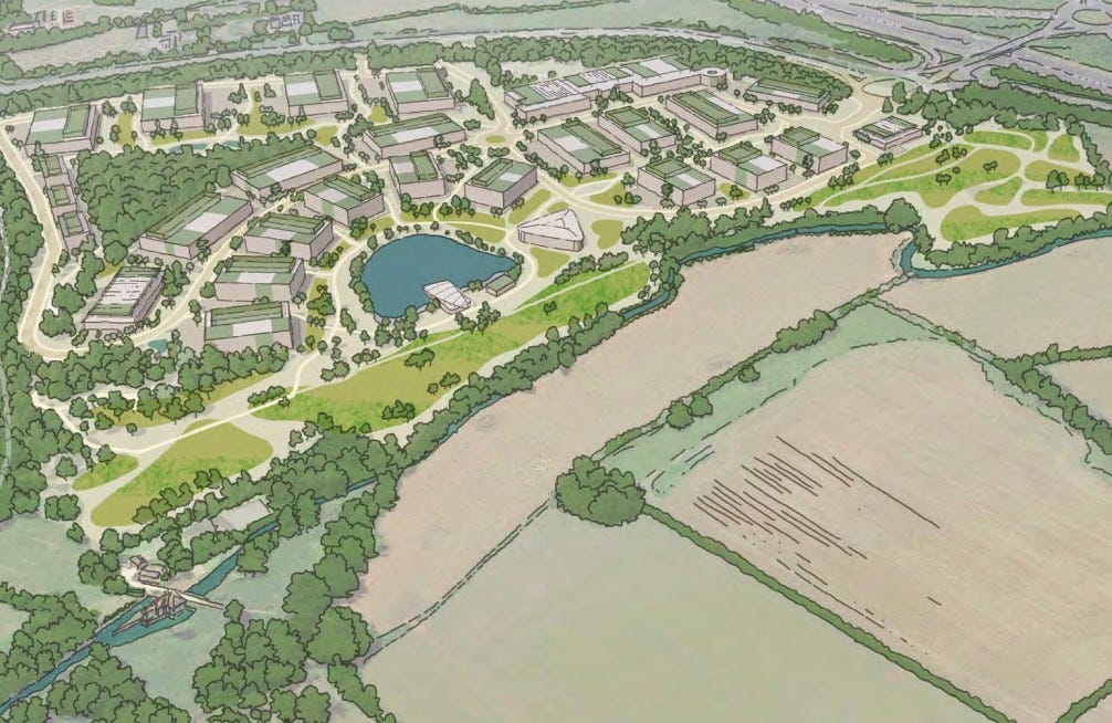 Prospective plans for site off the M40