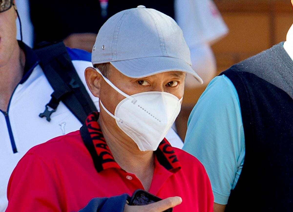  Jack Ma, co-founder and former executive chairman of Chinese Alibaba Group, is pictured in Santa Ponsa, on the island of Mallorca, on Oct. 20, 2021. (Jaime Reina/AFP via Getty Images)