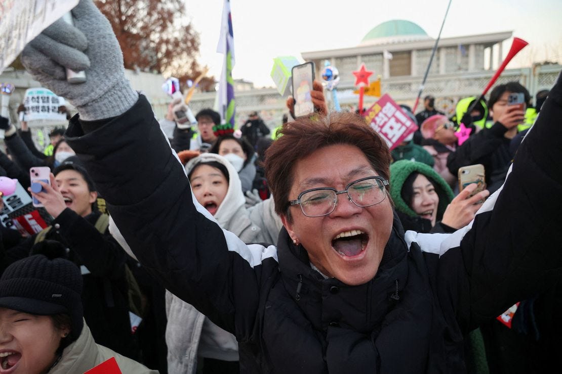 South Korea's parliament votes to impeach president over martial law  debacle | CNN