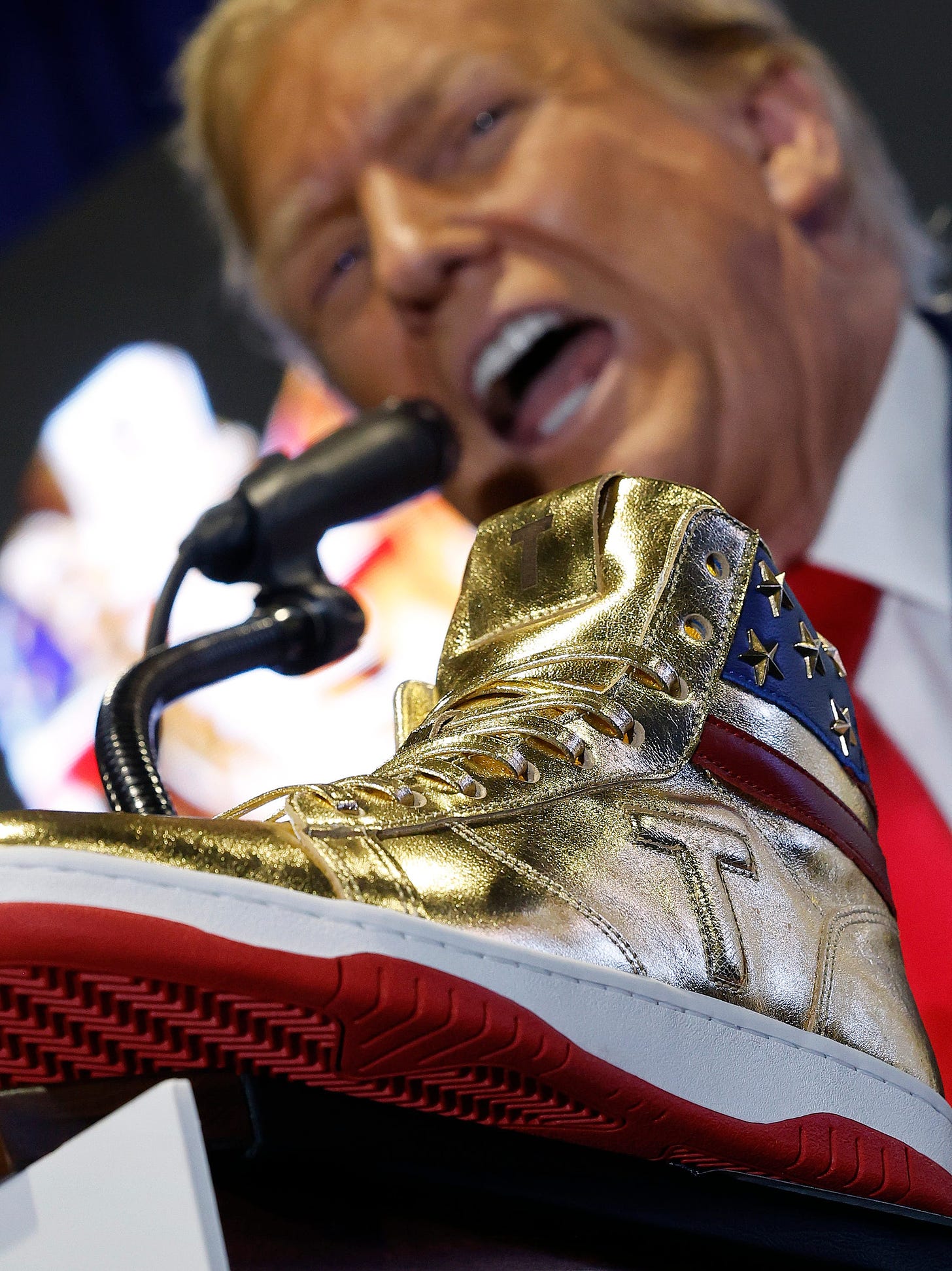 Trump hocks $399 shoes to help you pay the millions he owes for fraud