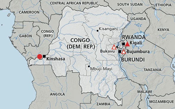 Rwanda accuses DR Congo of attacking its borders and kidnapping 2 soldiers