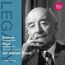 BRAHMS / ELGAR - Legacy: Sir Adrian Boult Conducts Brahms & Elgar -  Amazon.com Music