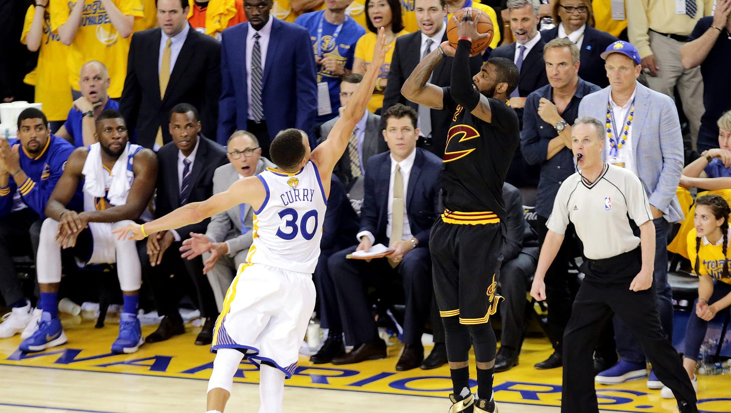 Kyrie Irving's shot sealed Cavaliers' championship over Warriors