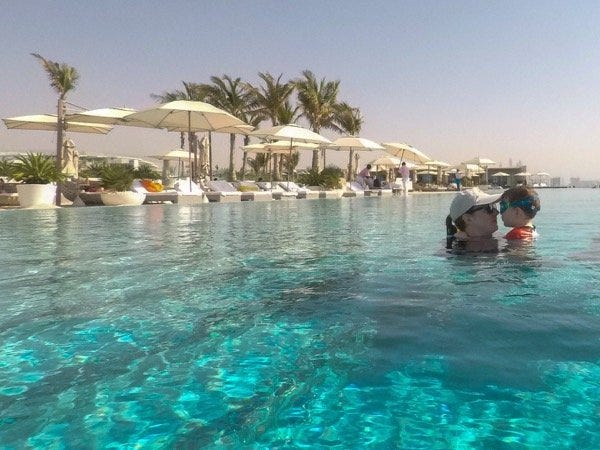 Burj Al Arab pool