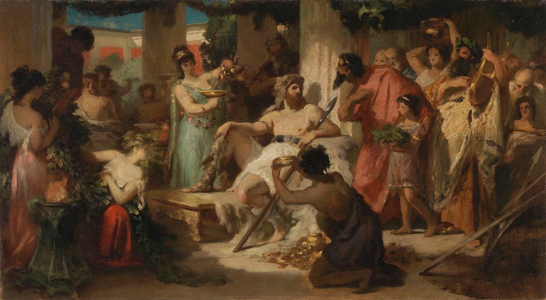 Ludwig Thiersch, Alaric in Athens (1879)