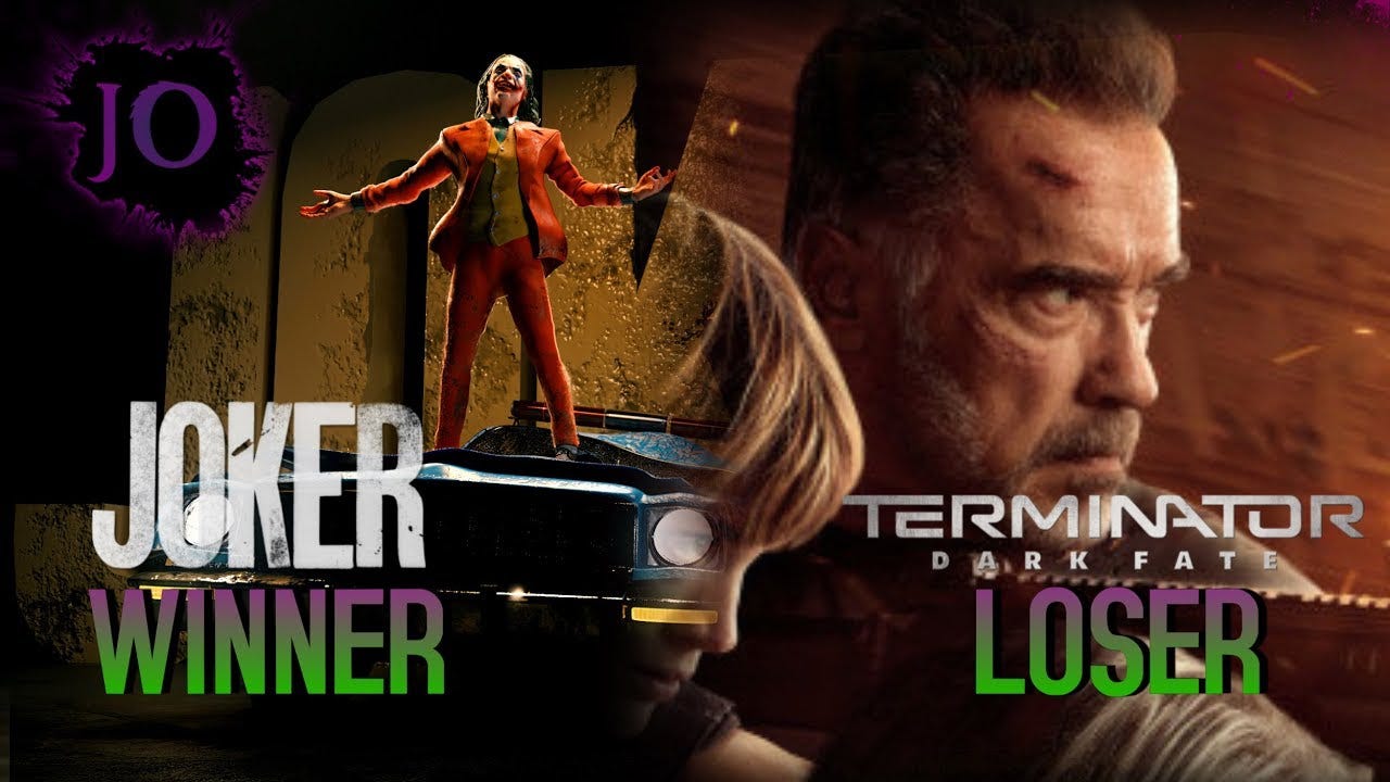 joker wins box office while terminator dark fate bombs 2019