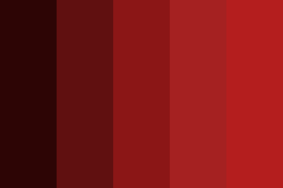 Shades of red 2 Color Palette
