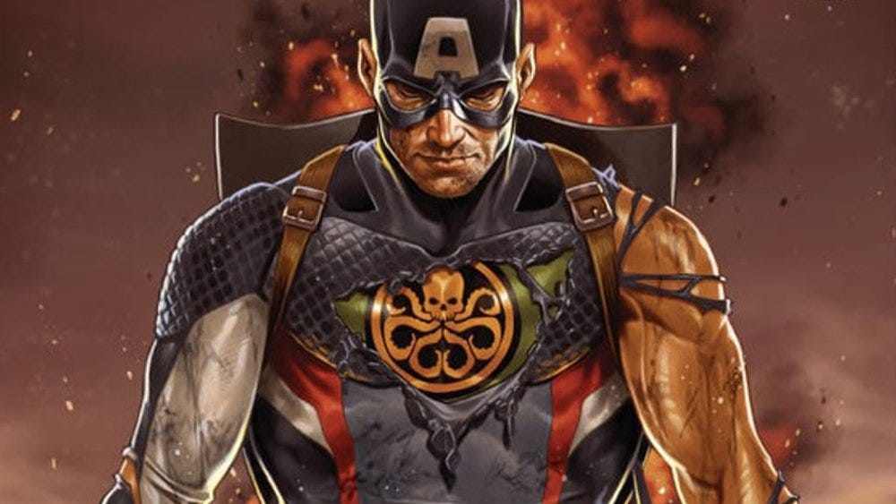 Captain America's Hydra Suit Teased on the Cover of Marvel Comics' SECRET EMPIRE #0 — GeekTyrant