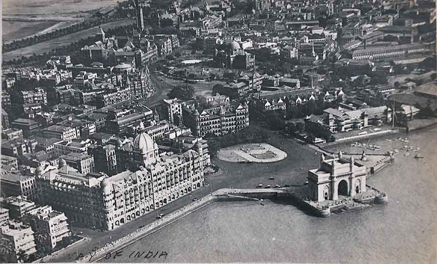 aerial view bombay aerial view bombay