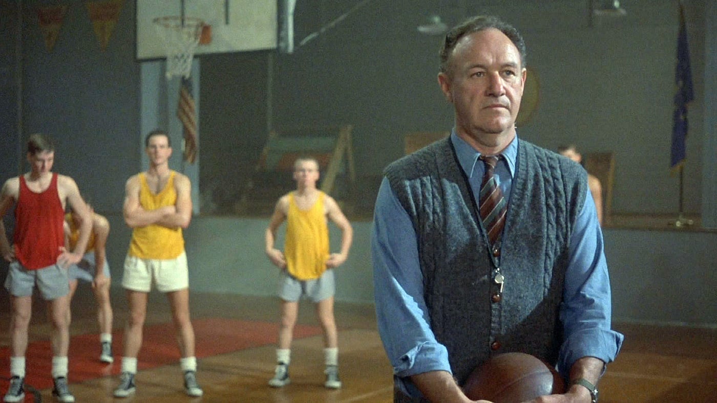 A Year of Gene Hackman: HOOSIERS (1986) | by Bryan Hickman | Medium