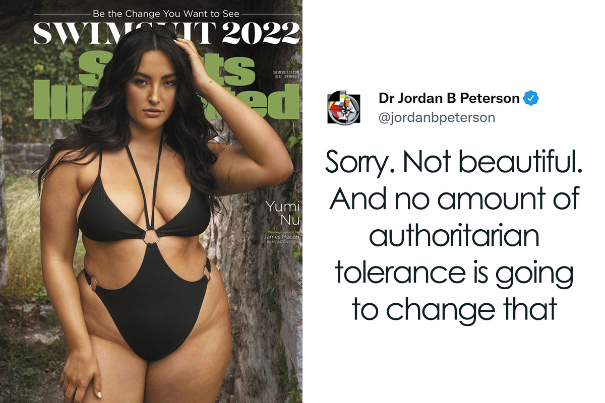 Jordan Peterson Shares Unsolicited Opinion About Plus-Size Cover Model On  Twitter, Folks Are Having None Of It And Now He Has Quit Twitter | Bored  Panda