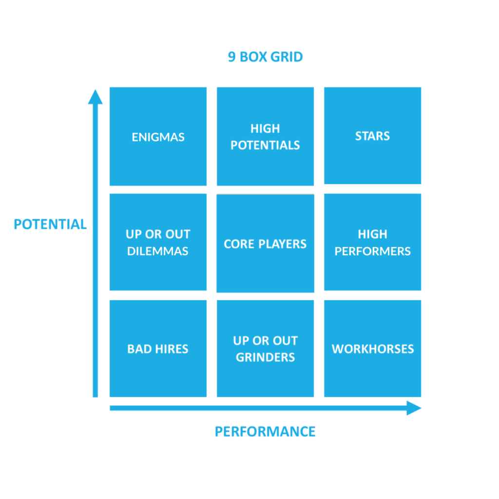 9 Box Grid for Leadership Development Plan