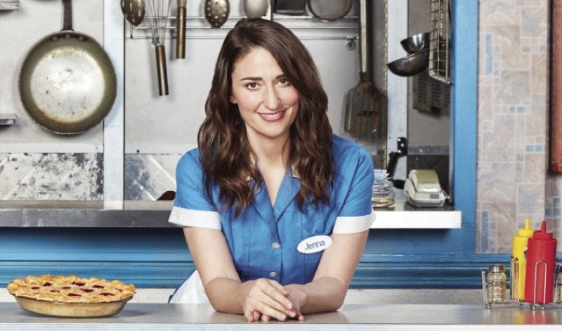 Sara Bareilles in Broadway play Waitress