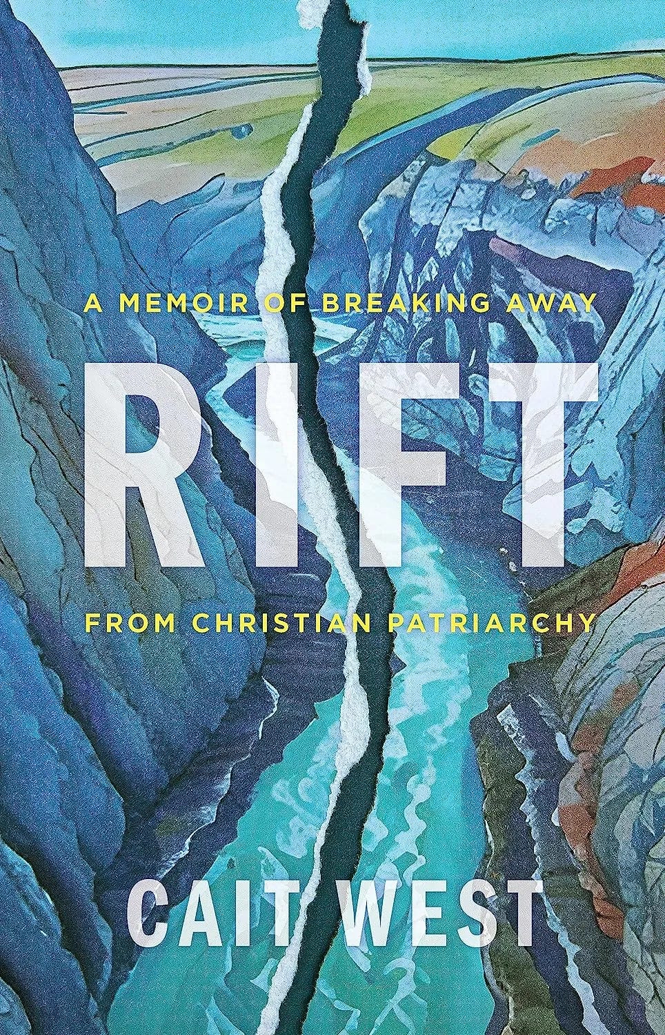 cover of Rift - cliffs with river running between them
