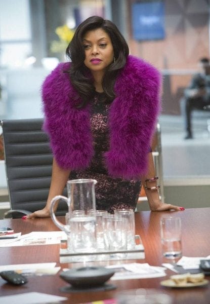 cookie lyon empire purple fur fashion 2015