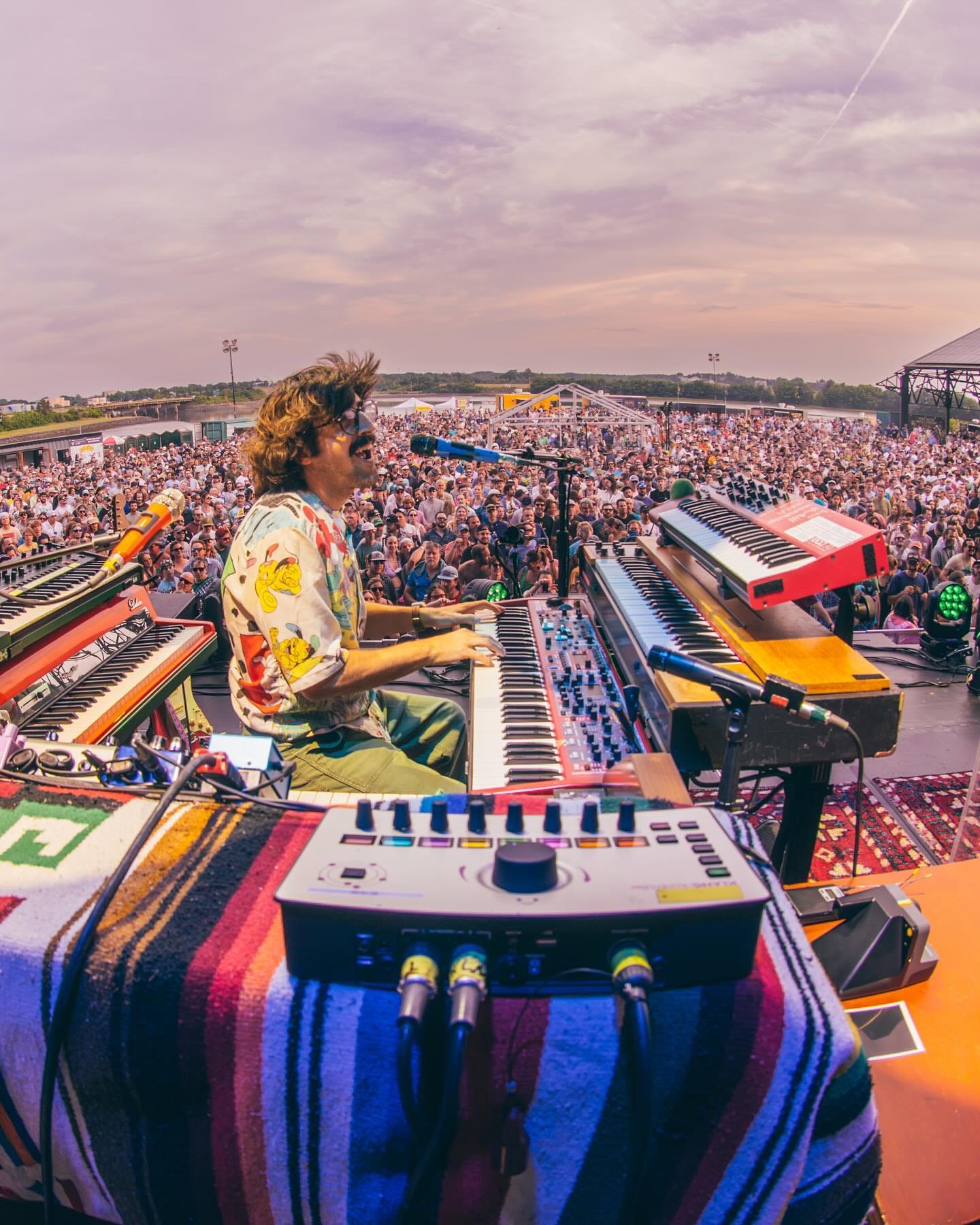 May be an image of 1 person, piano and crowd