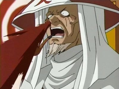 Why did the nose bleed in Naruto? - Quora