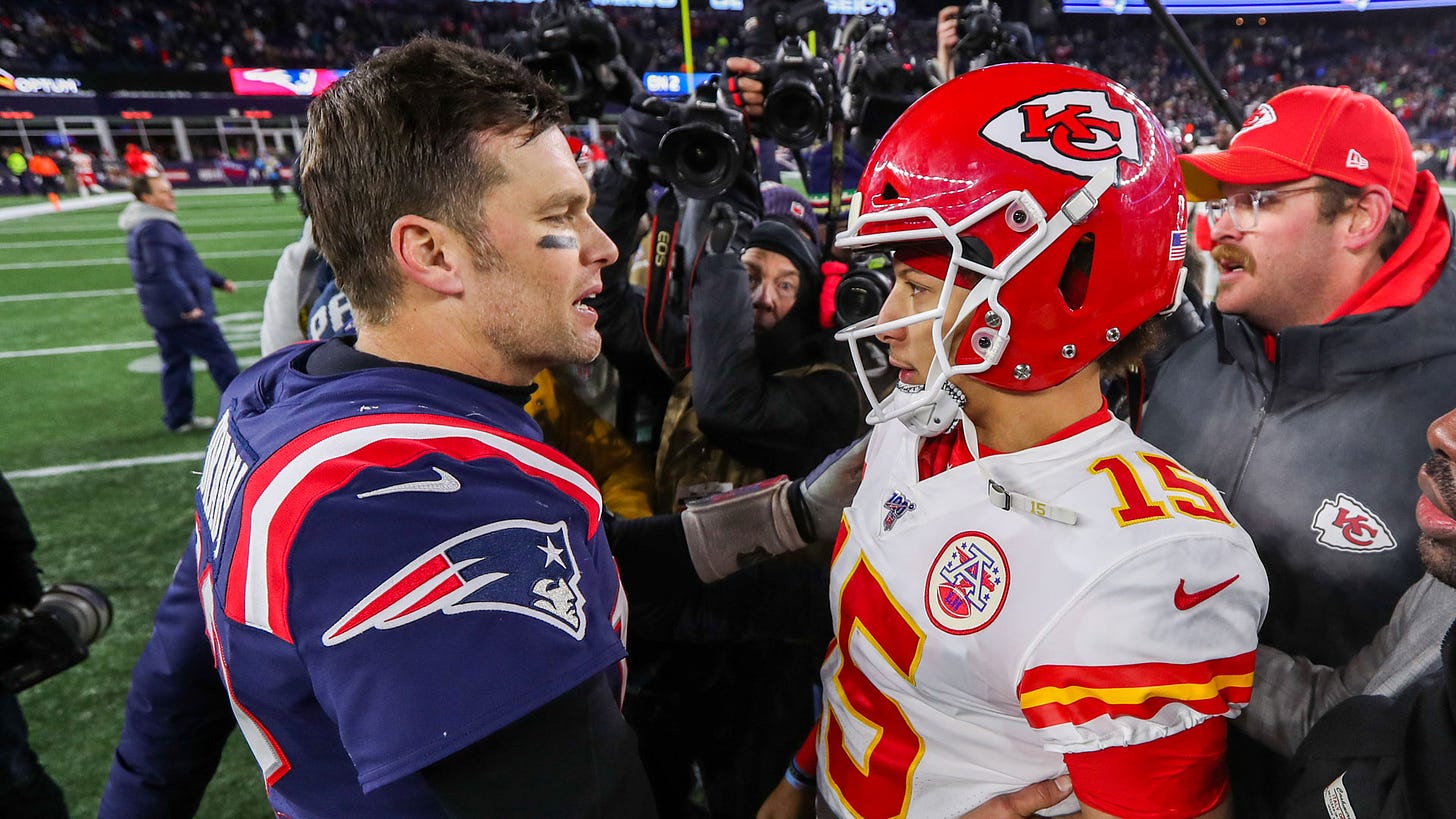 Patrick Mahomes: 'It's still early' for Tom Brady comparisons - NBC Sports  Boston