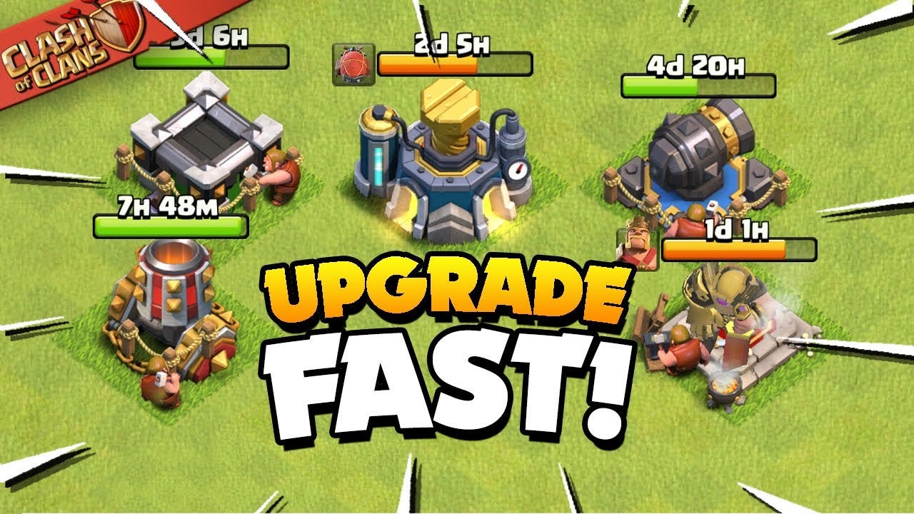Secrets to Upgrade Your Base Fast (Clash of Clans) - YouTube