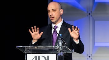 Anti-Defamation League CEO Jonathan Greenblatt speaks at the group's 2018 National Leadership Summit in Washington, D.C.