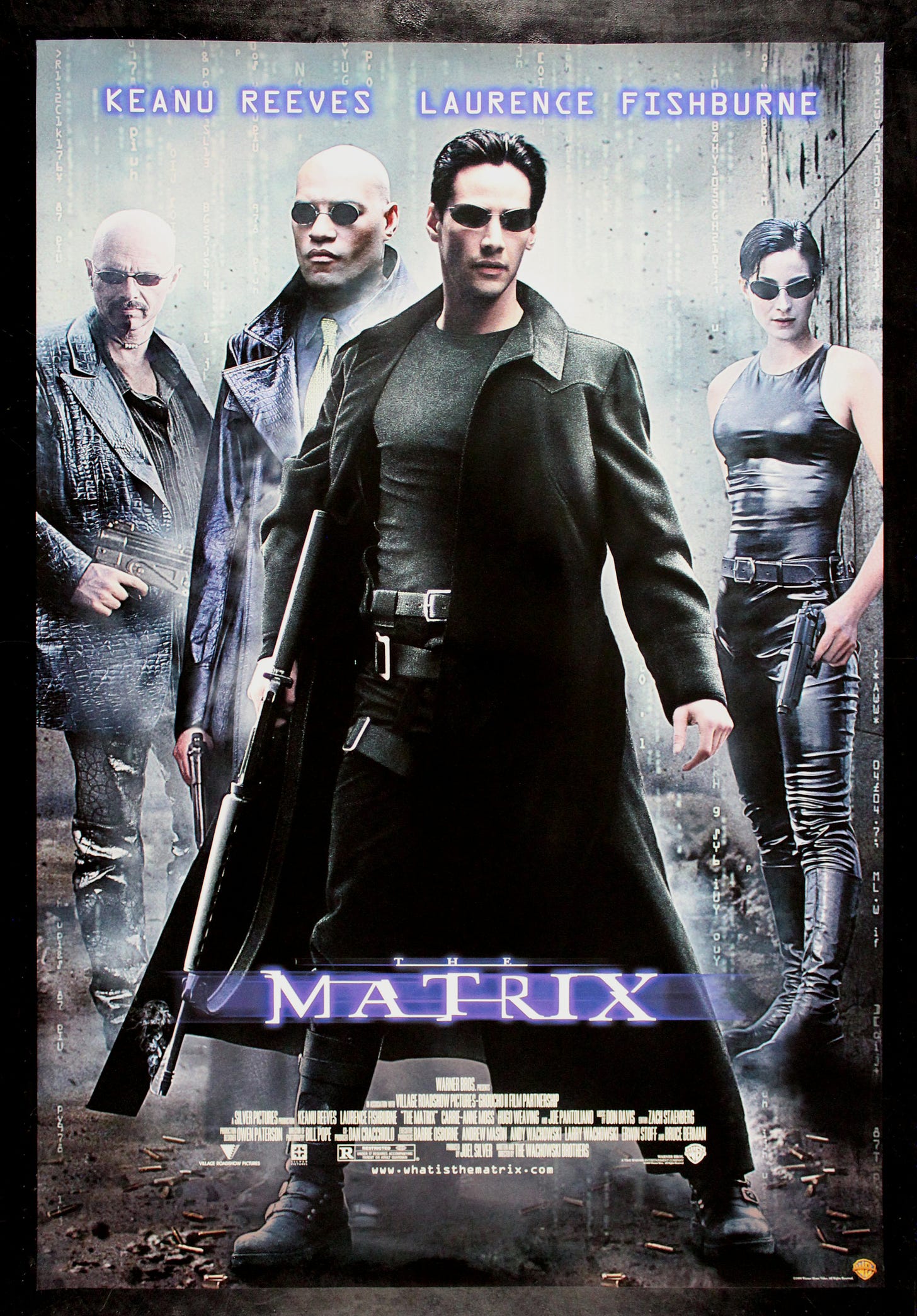 THE MATRIX * CineMasterpieces ORIGINAL VIDEO MOVIE POSTER KEANU REEVES ...